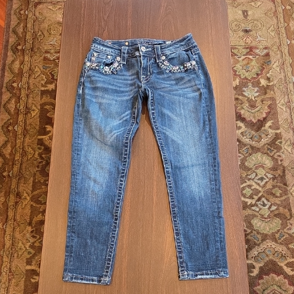 Miss Me Crop Skinny Jeans Size 27